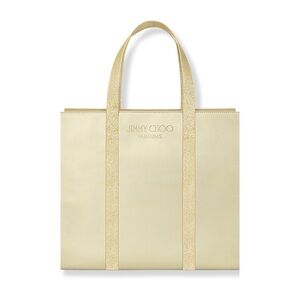 Jimmy Choo Parfums Gold Shimmet Large Tote Bag ▫️⚜️🤍✨